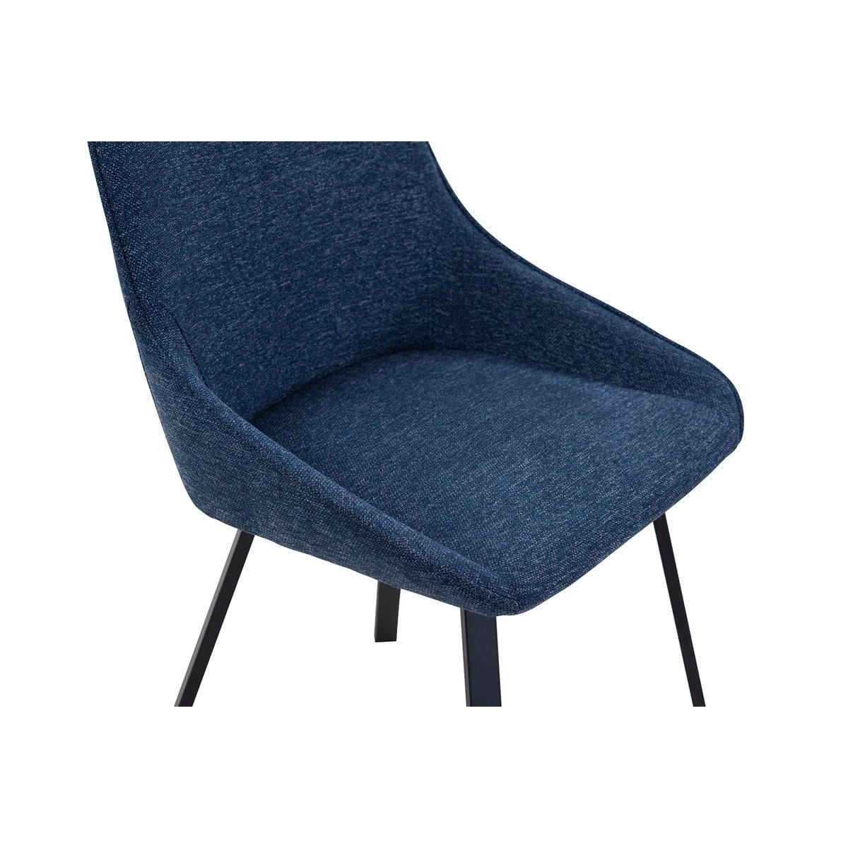 SalesFever Eetkamerstoel set van 2 donkerblauw