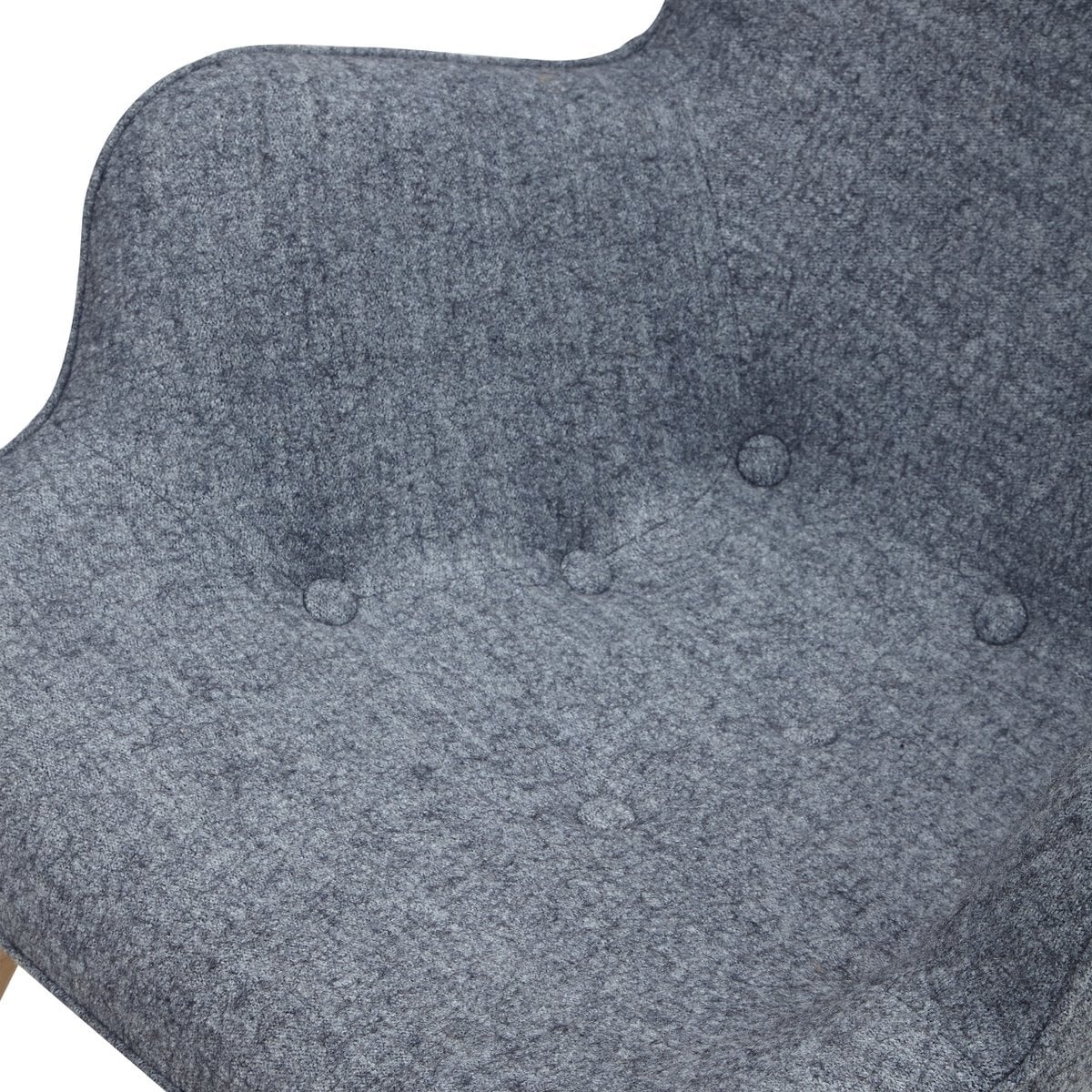 SalesFever Fauteuil in grijze geweven stof