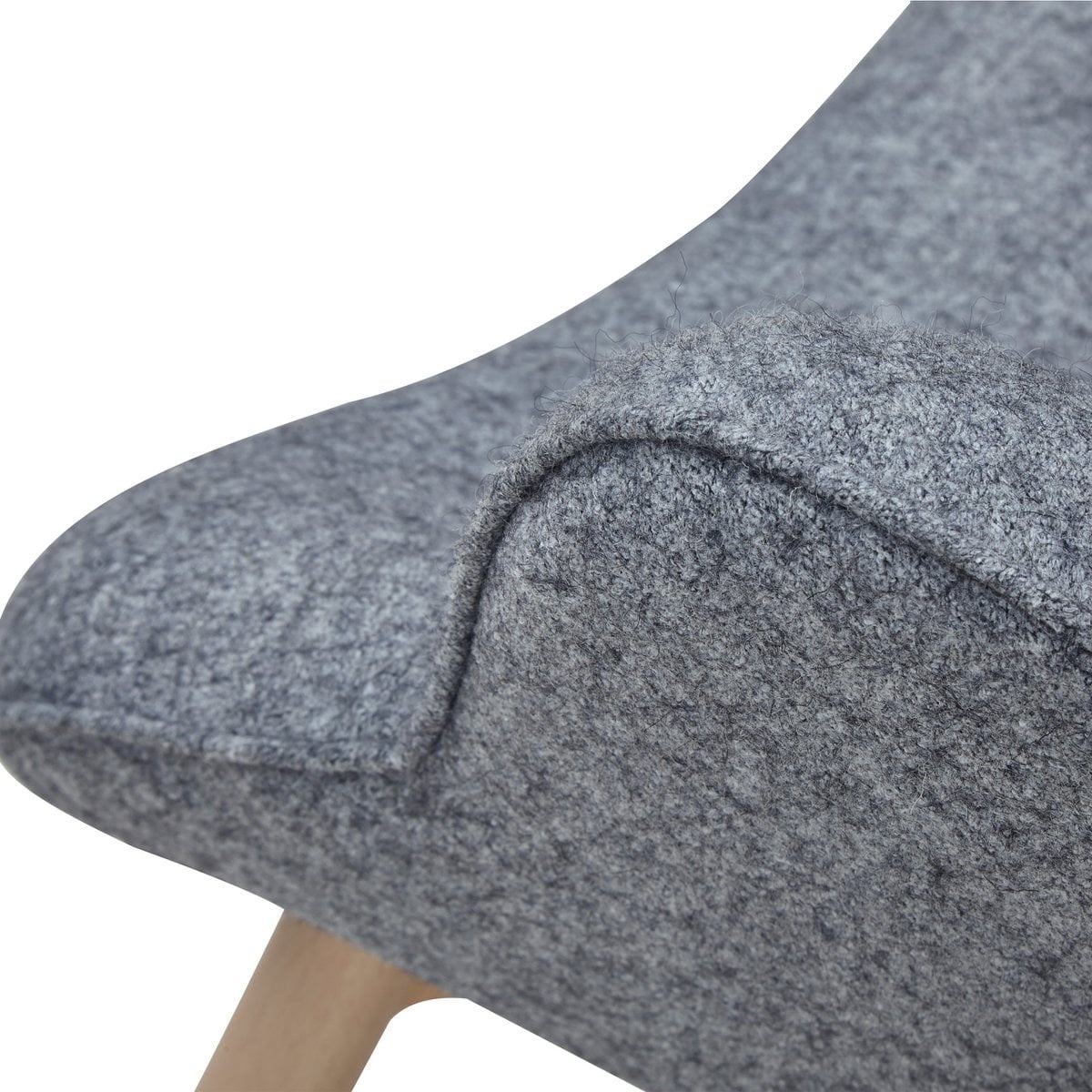 SalesFever Fauteuil in grijze geweven stof