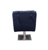 SalesFever Relax ligbed fluweel blauw