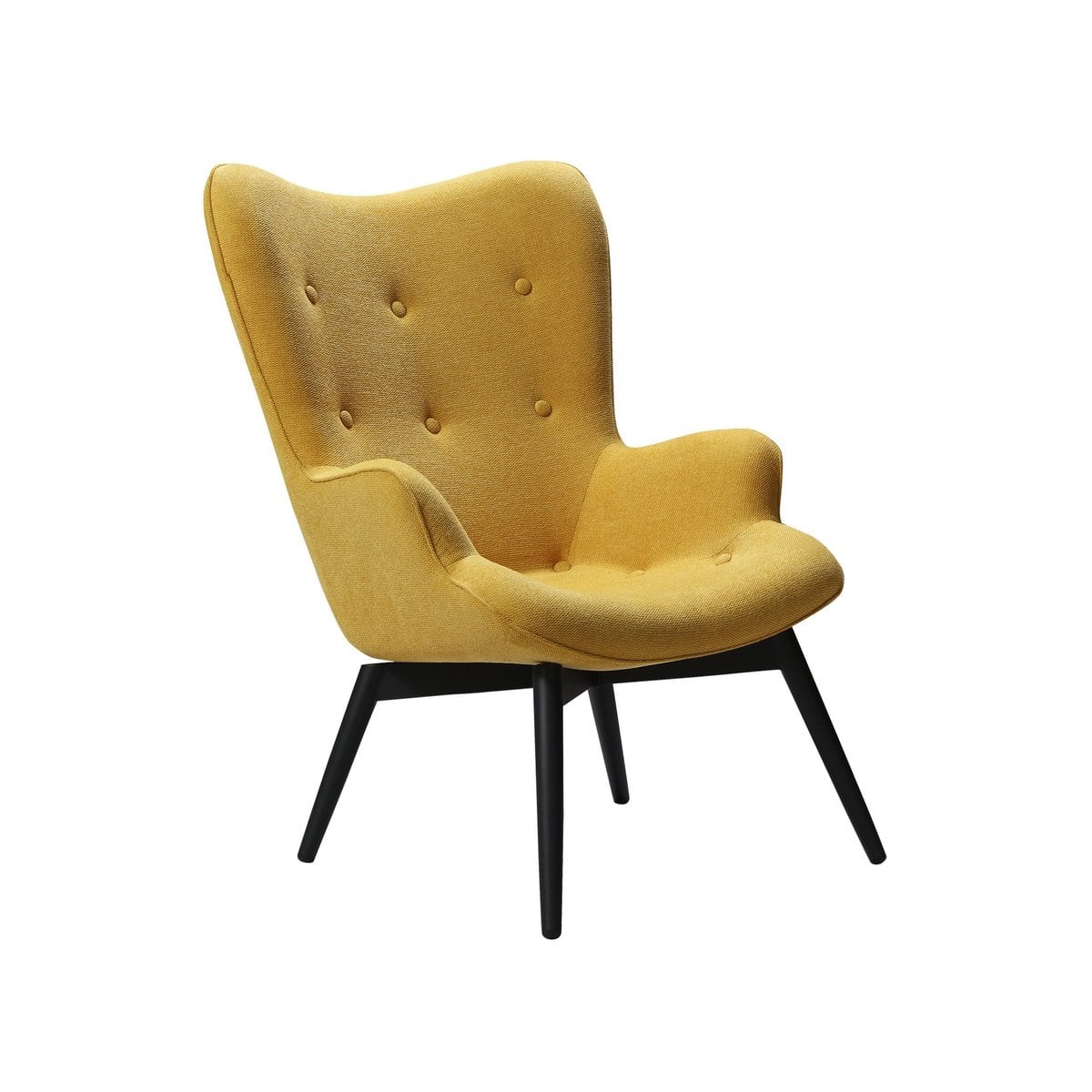 SalesFever Fauteuil gele structuurstof