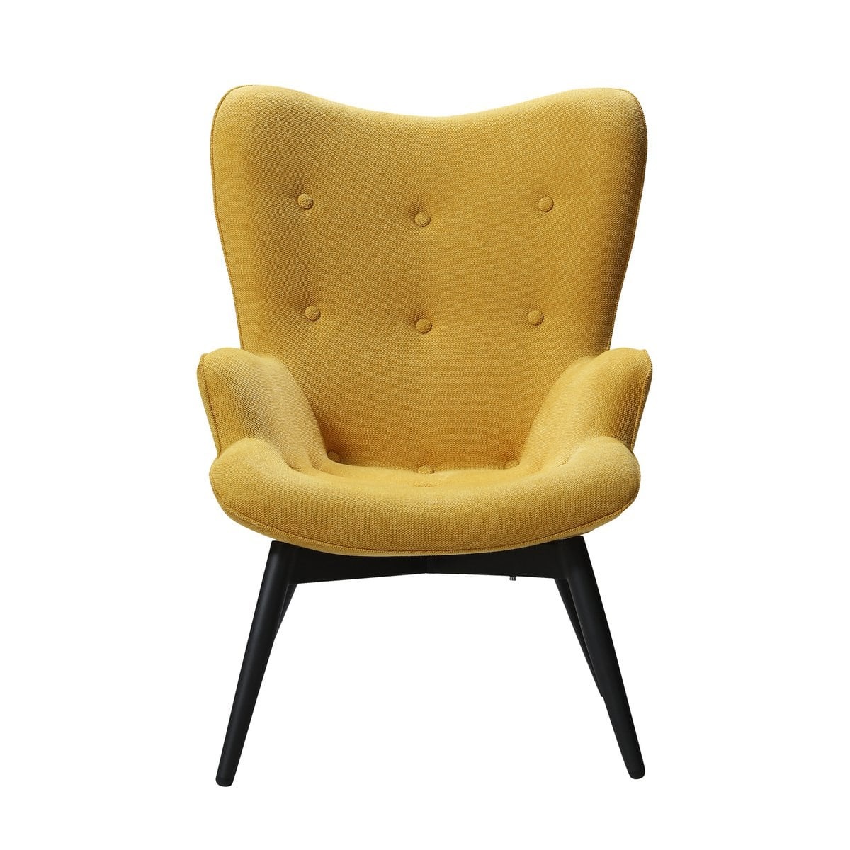 SalesFever Fauteuil gele structuurstof