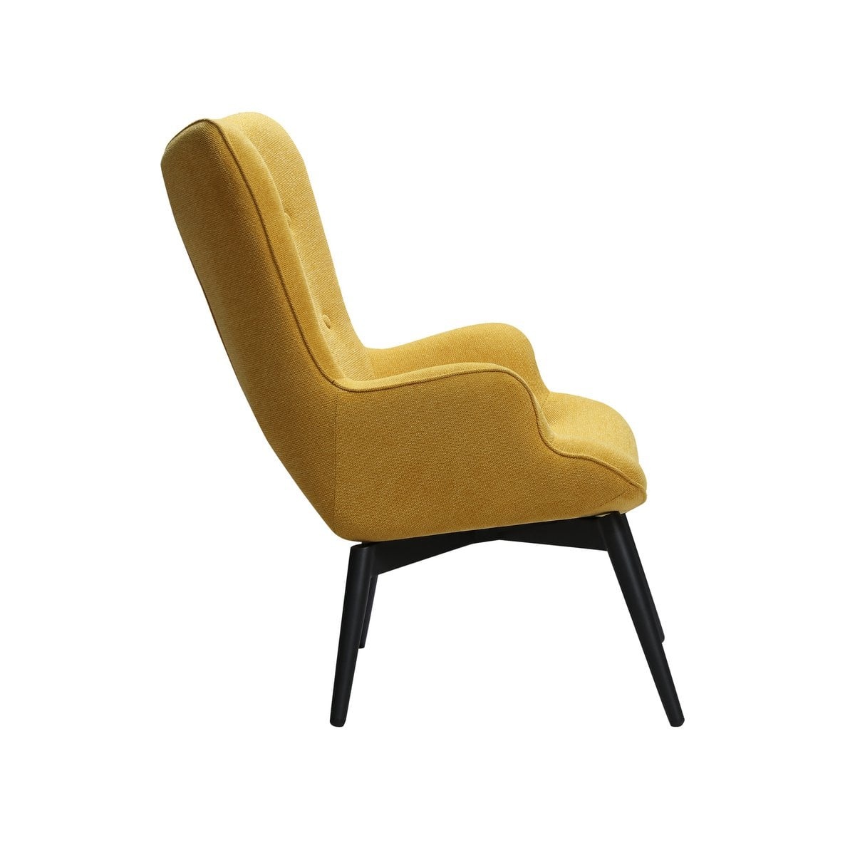 SalesFever Fauteuil gele structuurstof