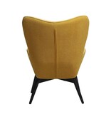 SalesFever Fauteuil gele structuurstof