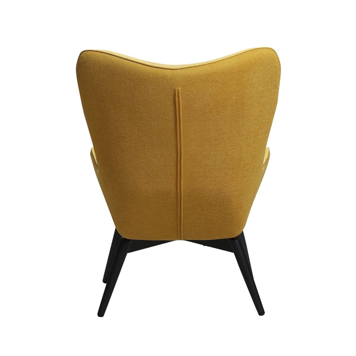 SalesFever Fauteuil gele structuurstof
