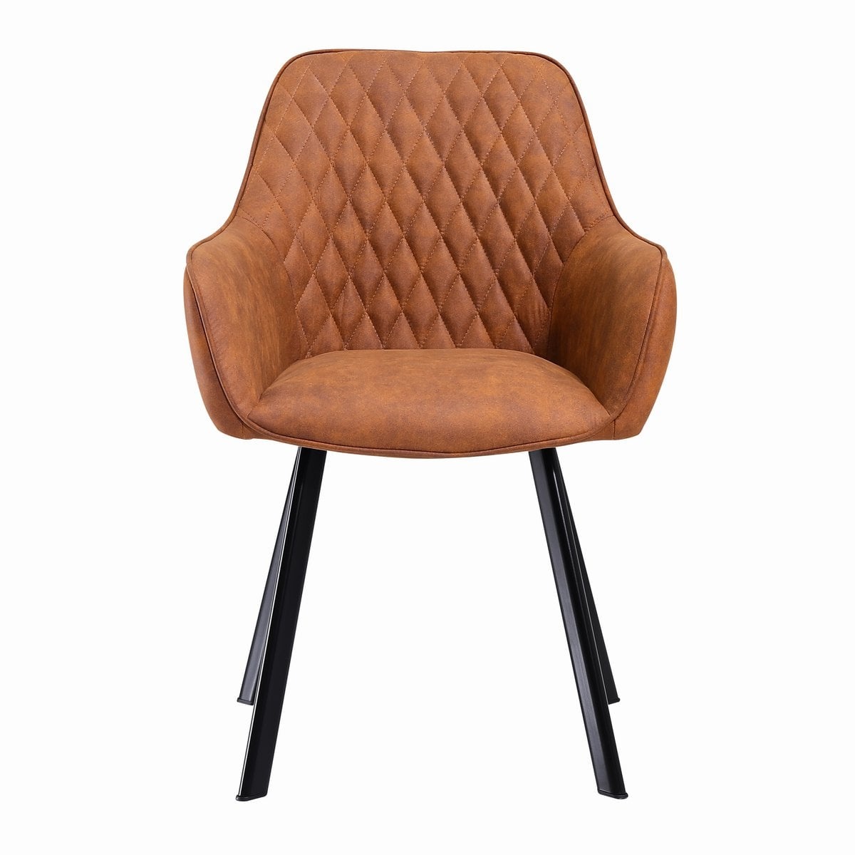 SalesFever Fauteuilset van 2 bruine microvezel