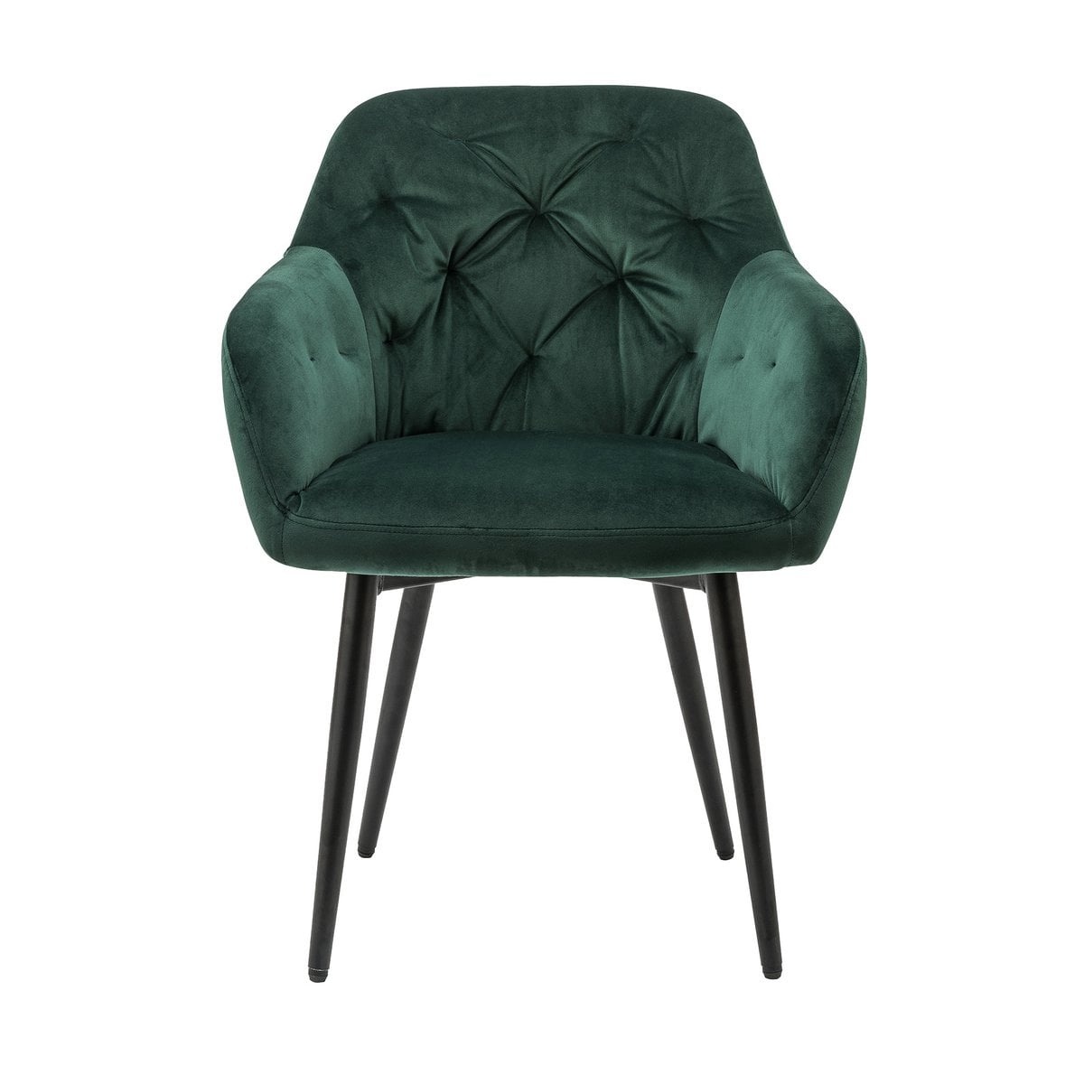 SalesFever Groene fluwelen fauteuil
