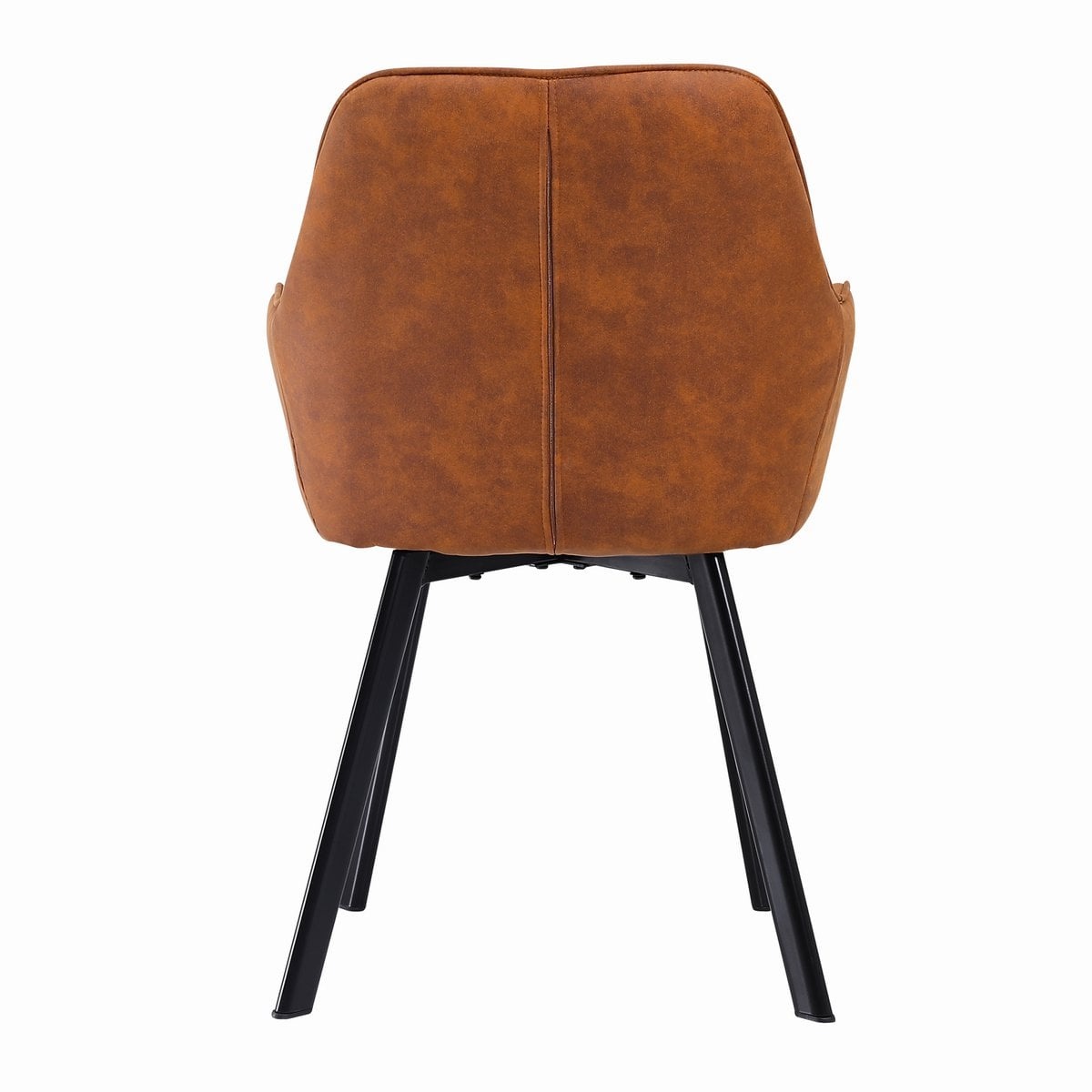 SalesFever Fauteuilset van 2 bruine microvezel