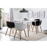 SalesFever Eetkamerstoel set van 2 wit