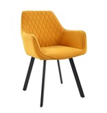 SalesFever Set van 2 fauteuils geel