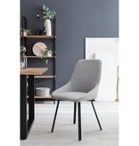 SalesFever Eetkamerstoel set van 2 grijs