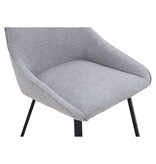 SalesFever Eetkamerstoel set van 2 grijs