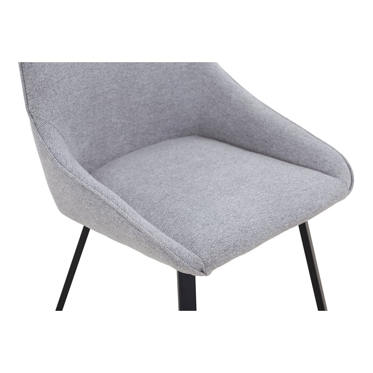 SalesFever Eetkamerstoel set van 2 grijs