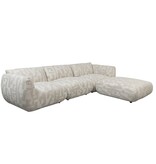 Pole To Pole Bank Amsterdam 4 Zits + Poef Wit Glyphs