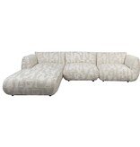 Pole To Pole Bank Amsterdam 4 Zits + Poef Wit Glyphs