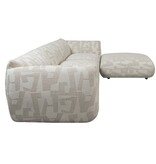 Pole To Pole Bank Amsterdam 4 Zits + Poef Wit Glyphs