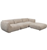 Pole To Pole Bank Amsterdam 4 Zits + Ottoman Latte