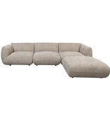 Pole To Pole Bank Amsterdam 4 Zits + Ottoman Latte