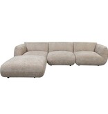 Pole To Pole Bank Amsterdam 4 Zits + Ottoman Latte