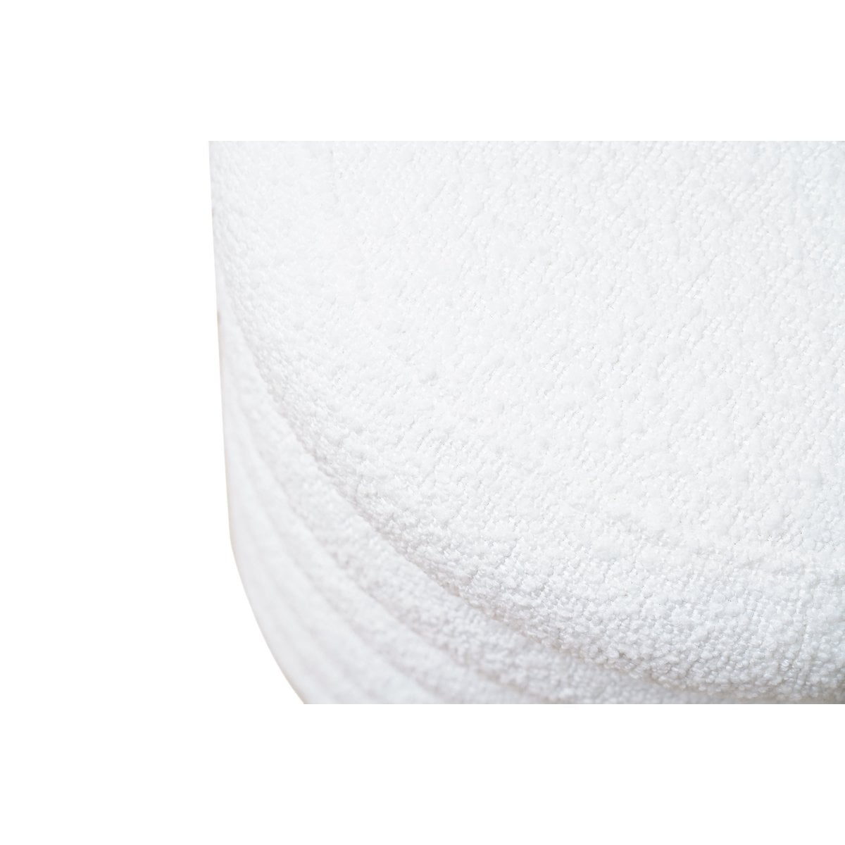 SalesFever Curly Sitzhocker Ø38 cm Wit