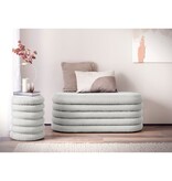 SalesFever Curly Sitzhocker Ø38 cm Wit