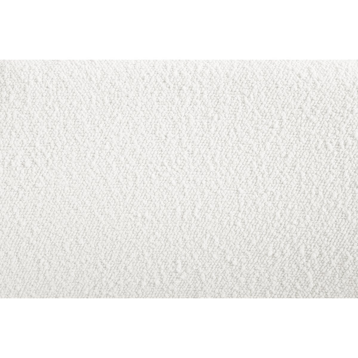 SalesFever Fauteuil met ruguitsparing Bouclé stof wit