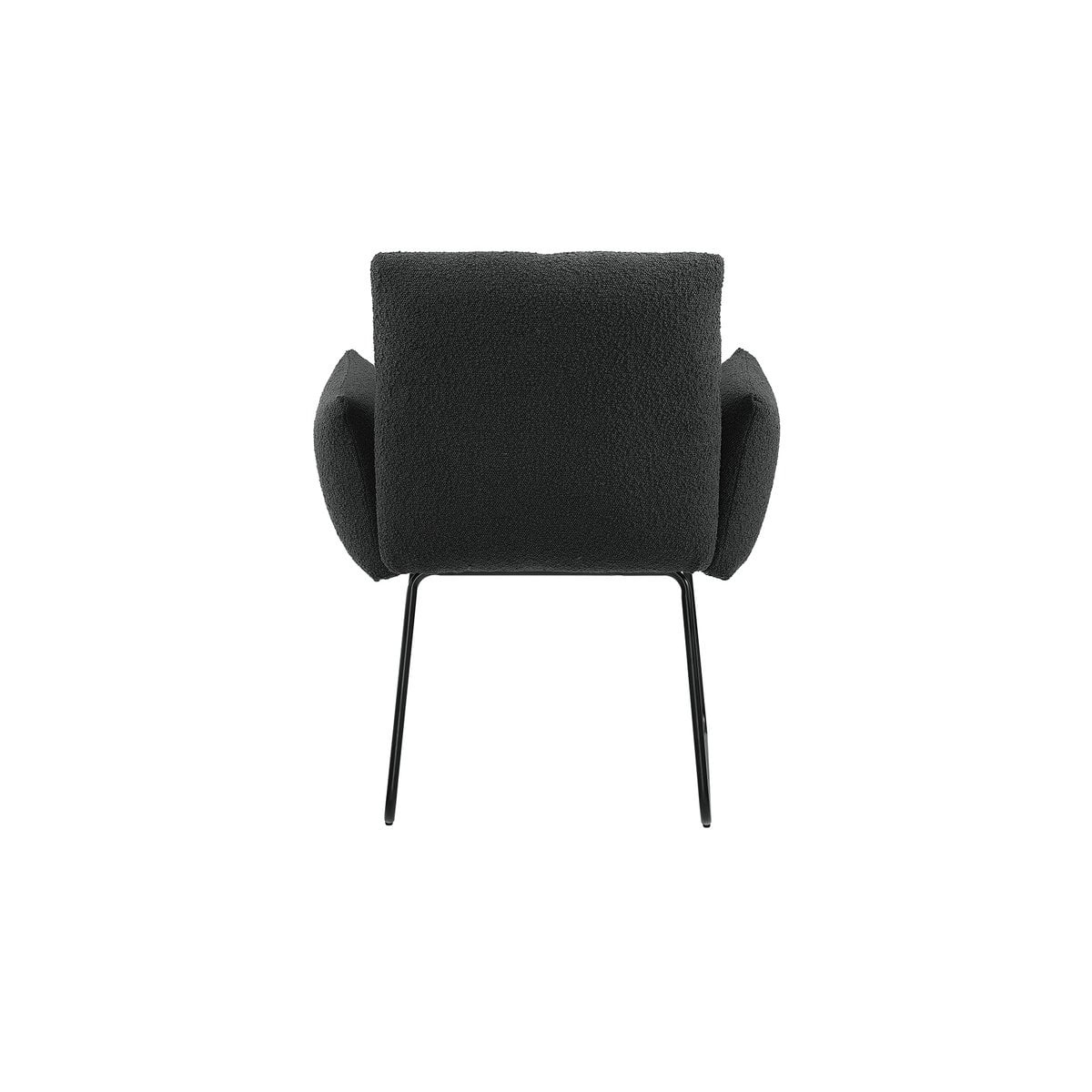 SalesFever Fauteuil Bouclé stof antraciet