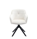 SalesFever Fauteuil met honingraatquilt beige