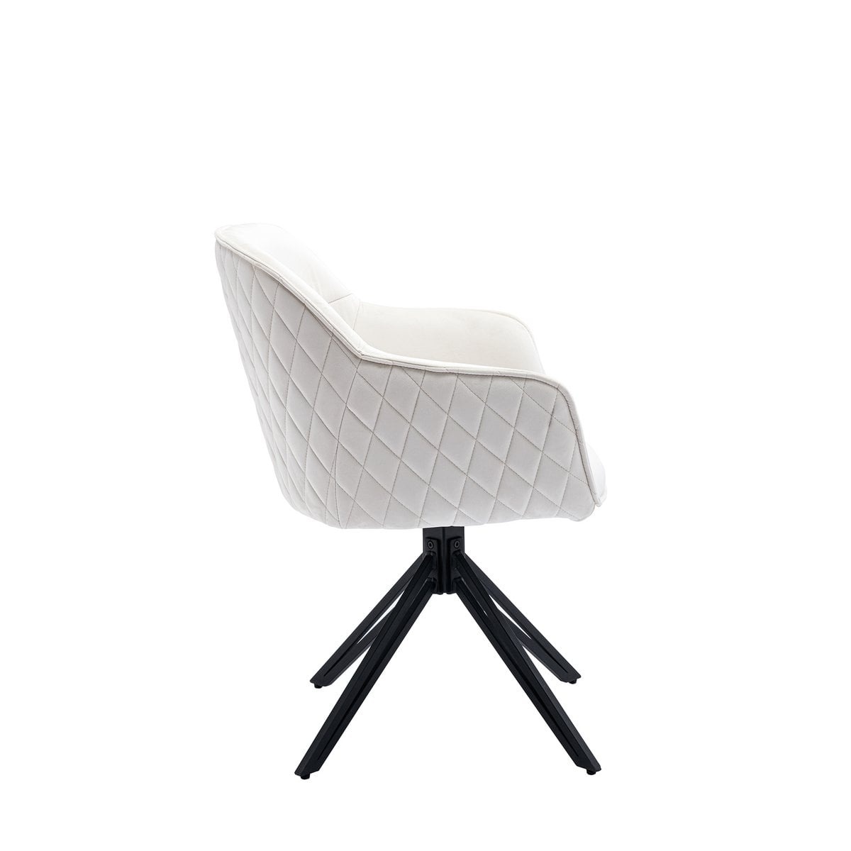 SalesFever Fauteuil met honingraatquilt beige