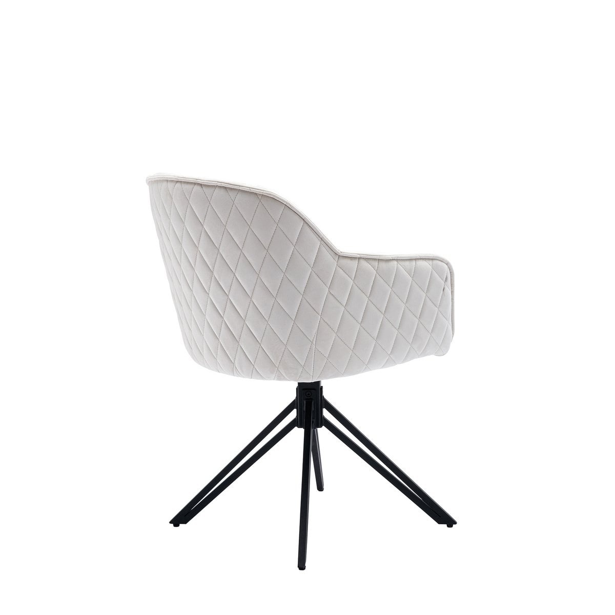 SalesFever Fauteuil met honingraatquilt beige