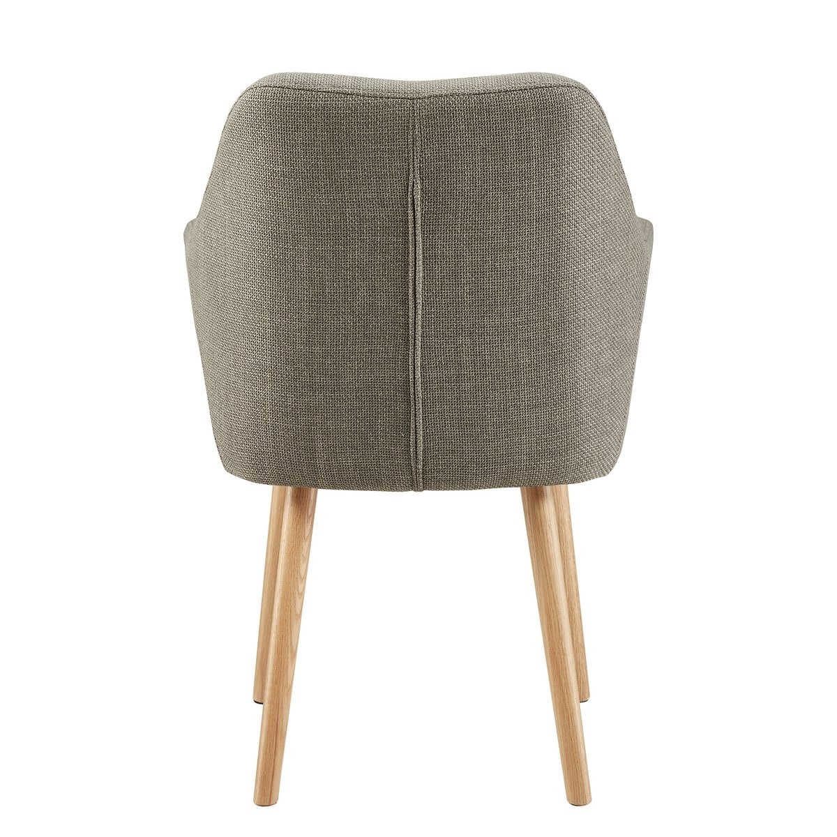 SalesFever Fauteuil in bruine structuurstof