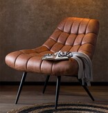 SalesFever Fauteuil XXL kunstleer lichtbruin