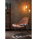 SalesFever Fauteuil XXL kunstleer lichtbruin