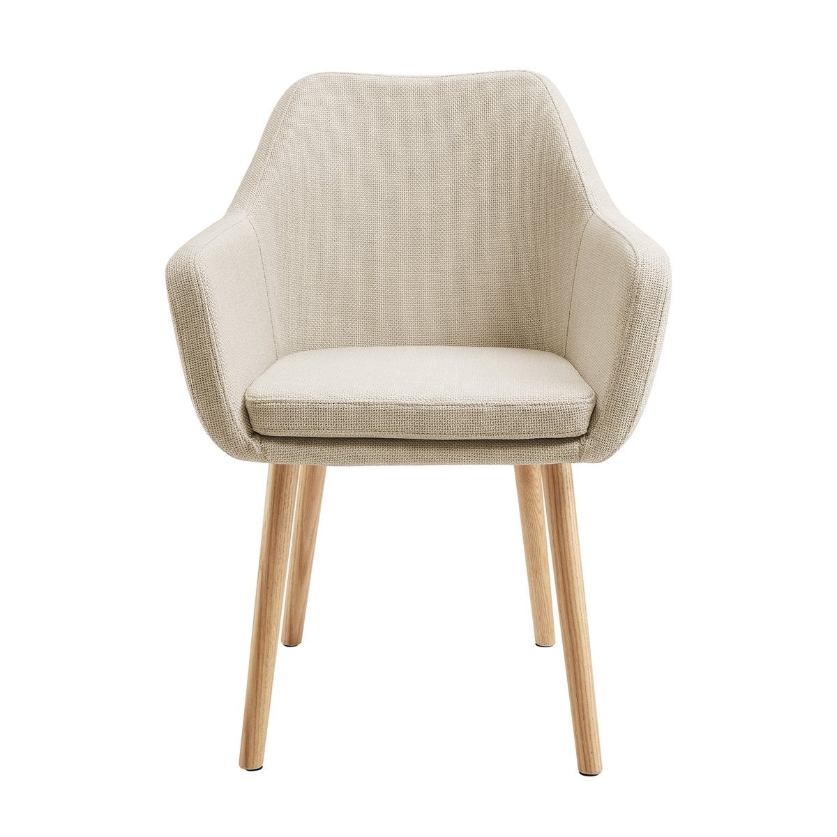 SalesFever Fauteuil structuurstof beige