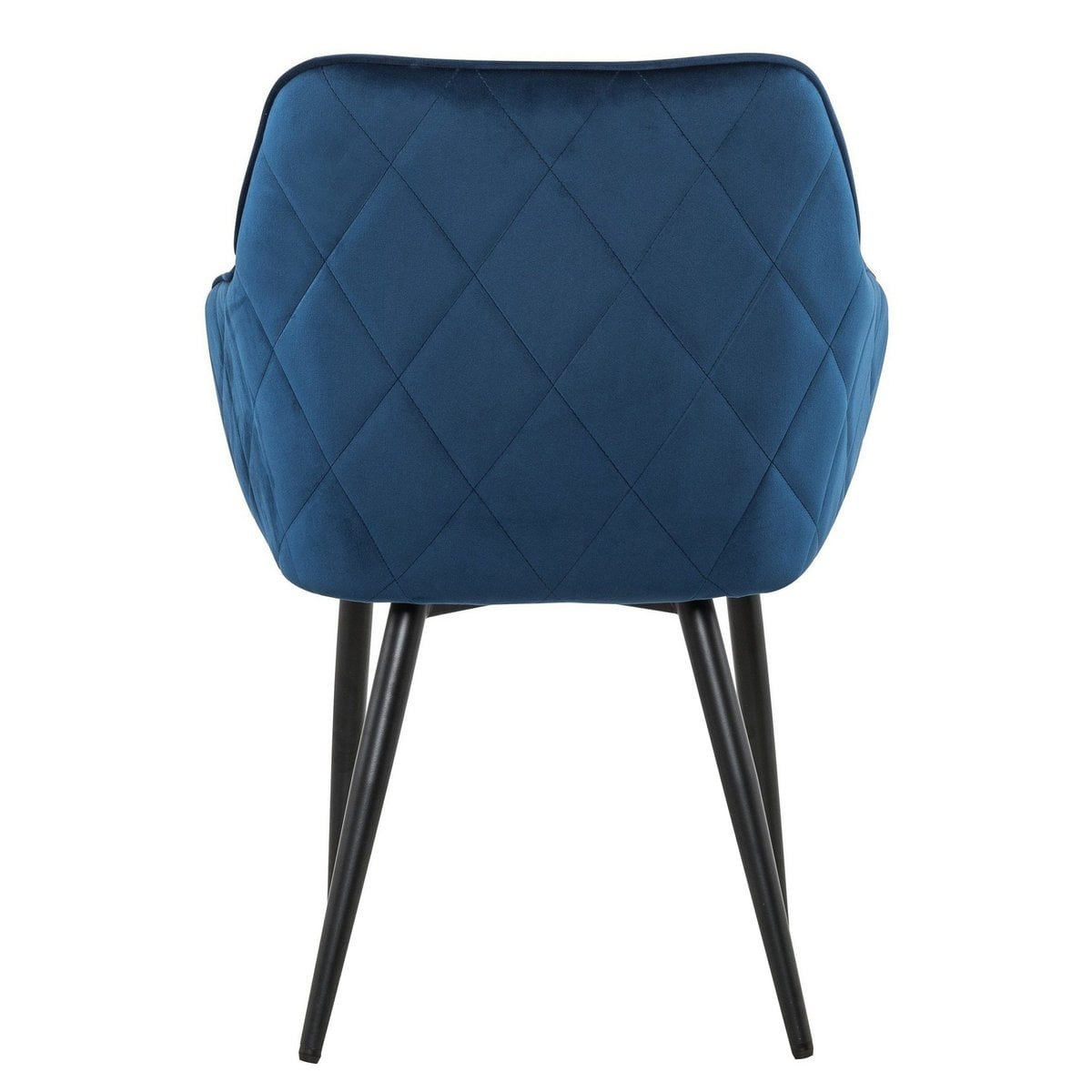 SalesFever Eetkamerstoel blauw fluweel