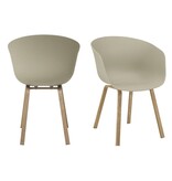 SalesFever Eetkamerstoel set van 2 grijs