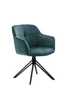 SalesFever Fauteuil met honingraatquilt groen