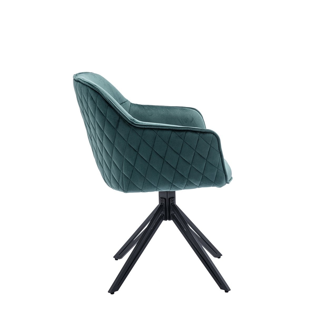 SalesFever Fauteuil met honingraatquilt groen