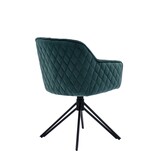 SalesFever Fauteuil met honingraatquilt groen