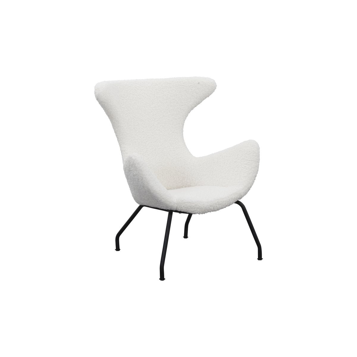 SalesFever Relax fauteuil teddybont wit