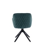 SalesFever Fauteuil met honingraatquilt groen