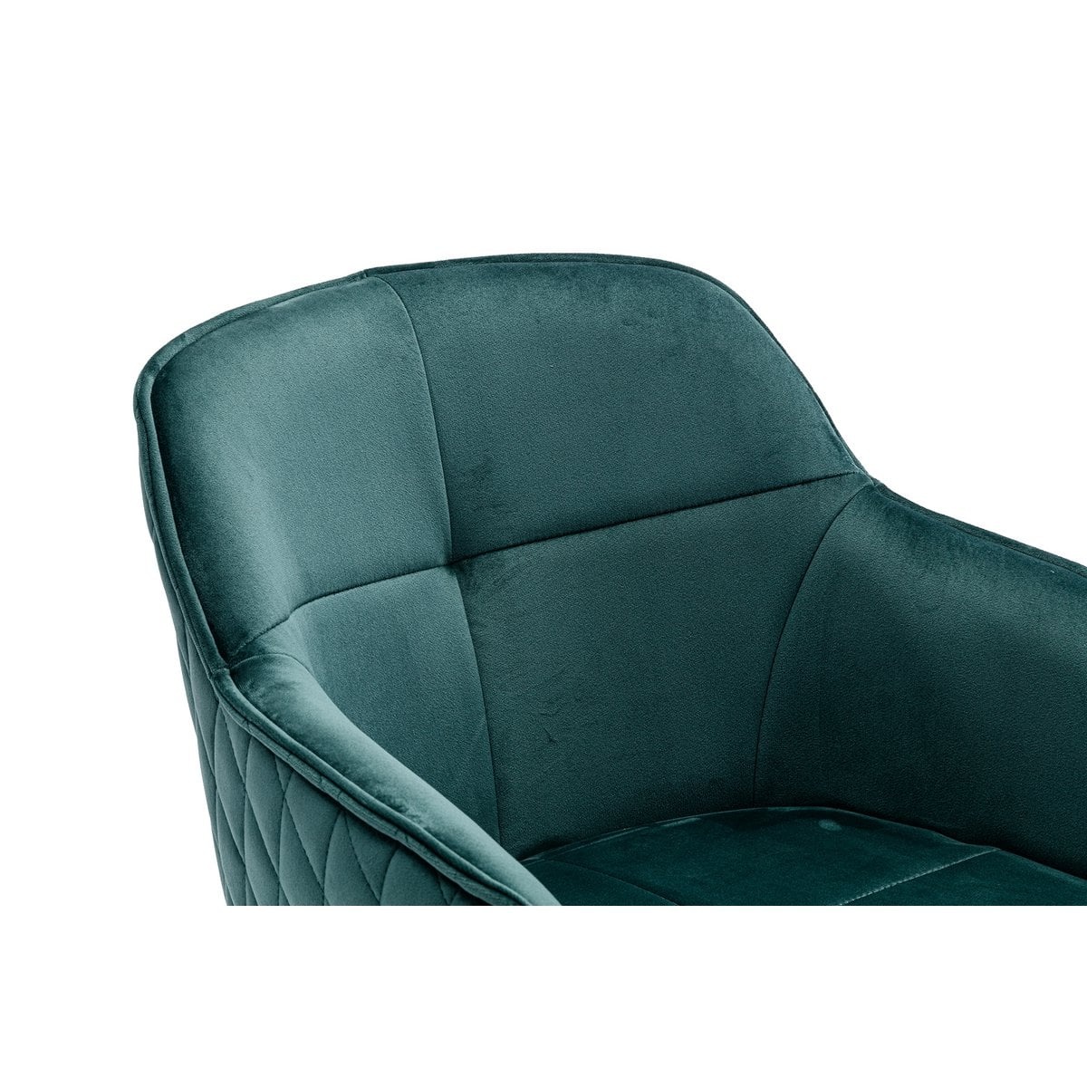 SalesFever Fauteuil met honingraatquilt groen