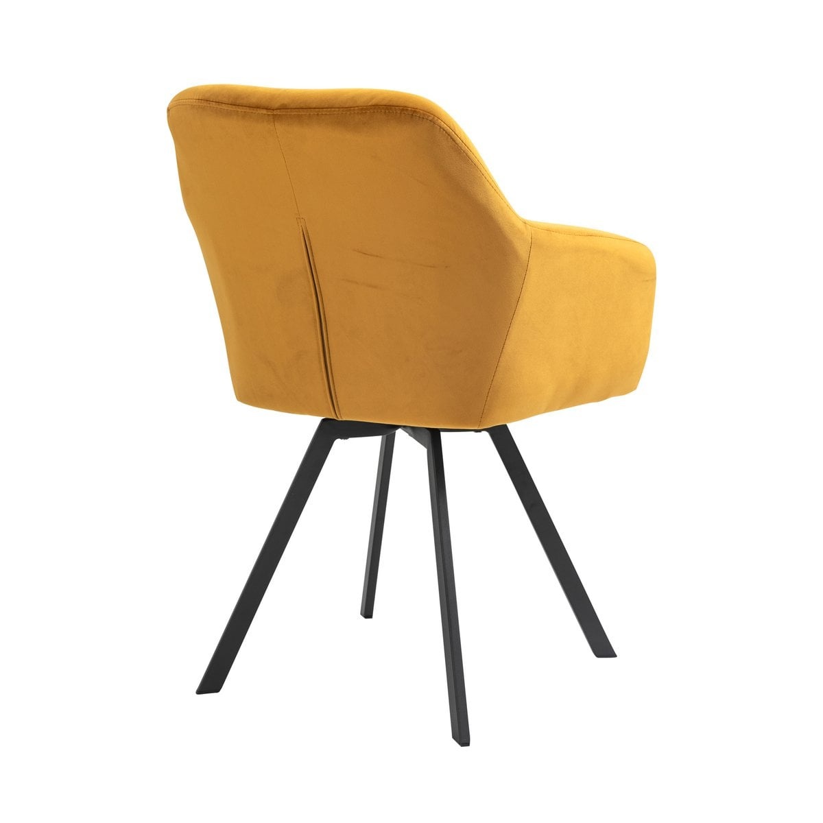 SalesFever Fauteuil met 360° draaifunctie Mosterdgeel