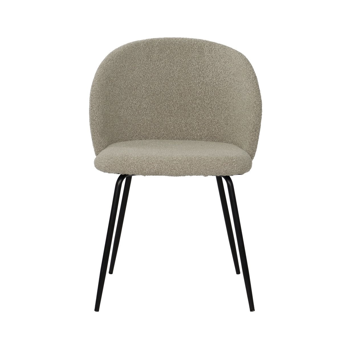 Set van 2 stoelen met structuurstoffen bekleding