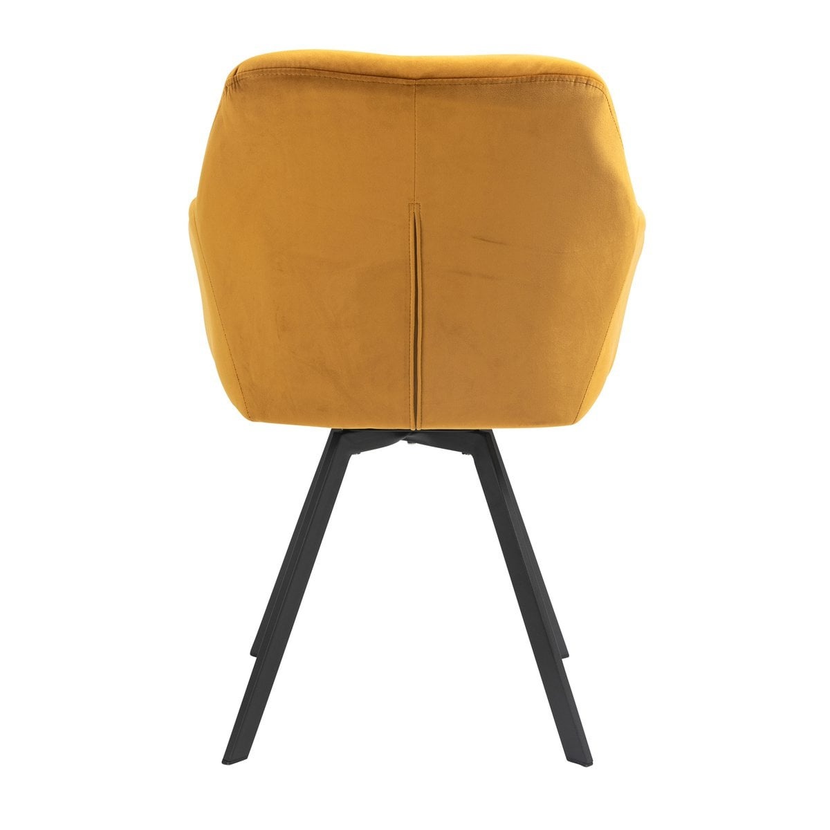 SalesFever Fauteuil met 360° draaifunctie Mosterdgeel