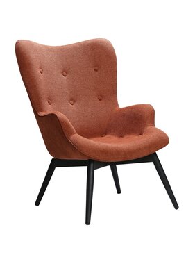 SalesFever Fauteuil in koperen structuurstof