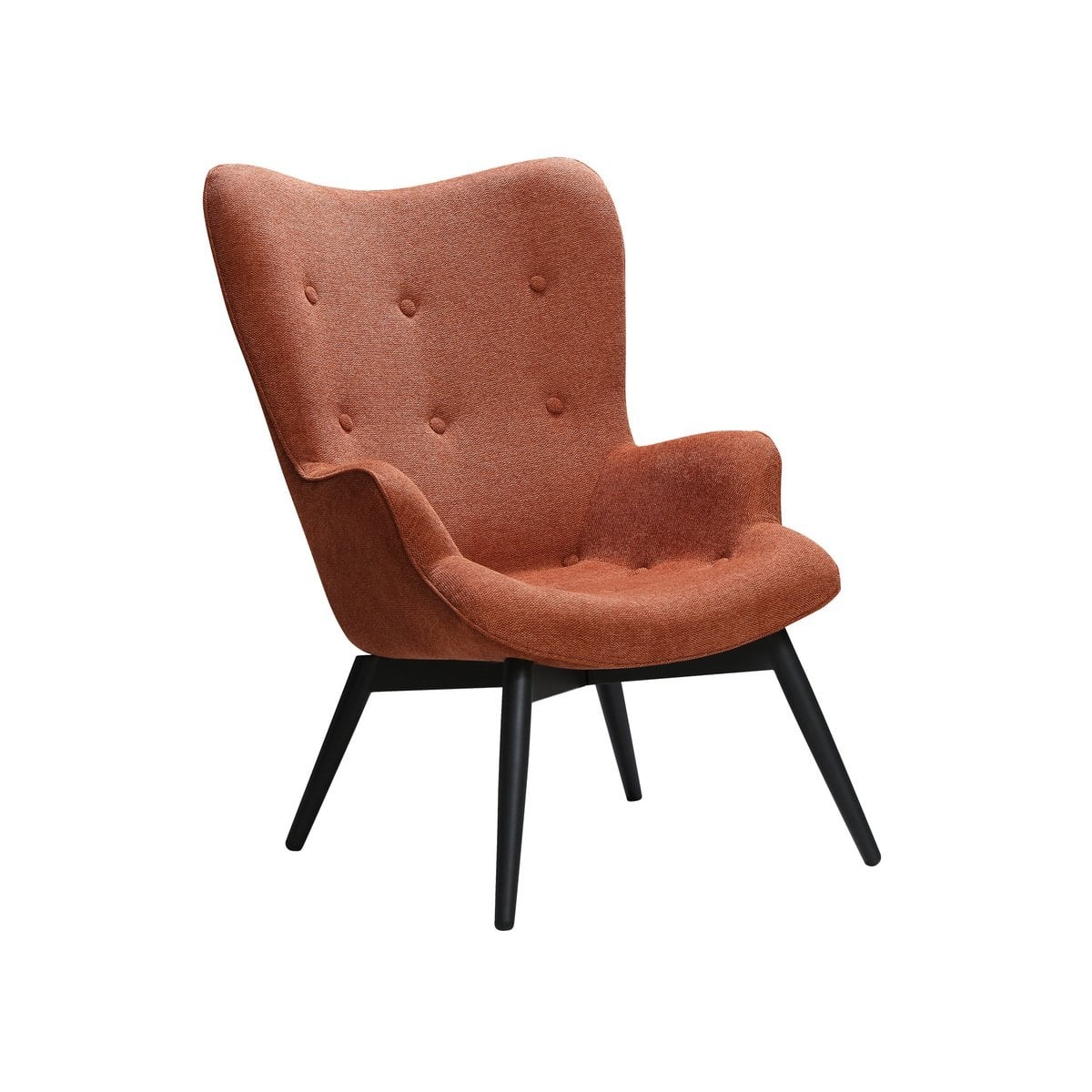 SalesFever Fauteuil in koperen structuurstof