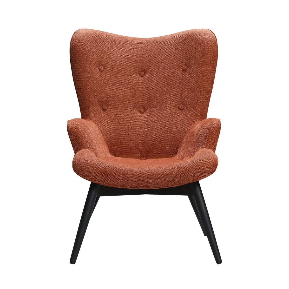 SalesFever Fauteuil in koperen structuurstof