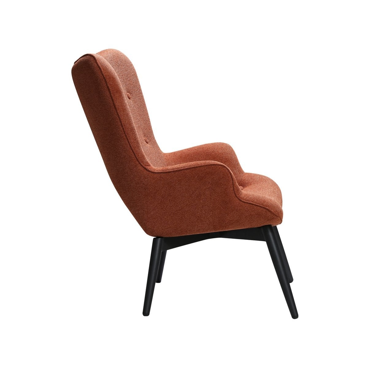 SalesFever Fauteuil in koperen structuurstof