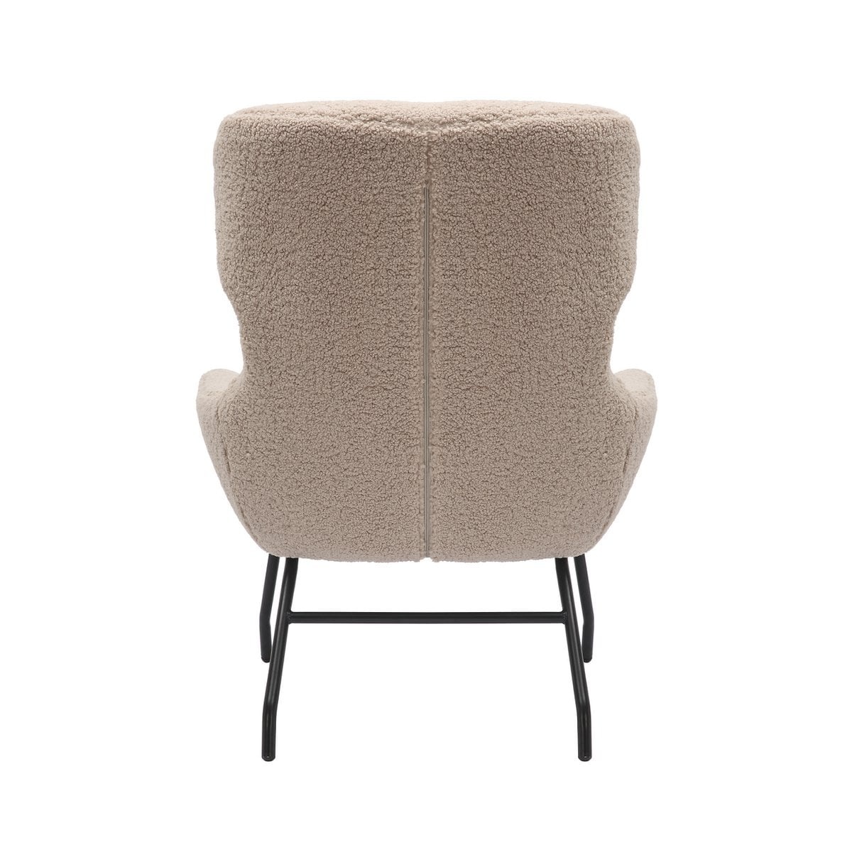 SalesFever Fauteuil- en krukset teddybont taupe